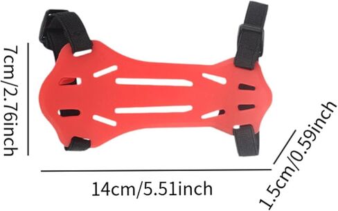 Arm Guard Arm Cover Ambidextrous with Quick Release Buckles Accessories Forearm Wrist for Practice Adults, red in Kuwait