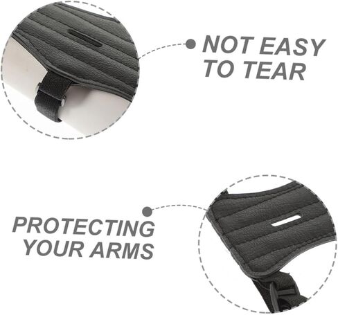 قطعتان من واقي الذراع الجلدي القابل للتعديل لحماية الساعد المقاومة للاهتراء من أجل منحني للصيد وممارسة الرماية in Saudi Arabia
