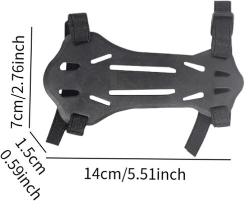 Arm Guard Arm Cover Ambidextrous with Quick Release Buckles Accessories Forearm Wrist for Practice Adults, Black in Kuwait