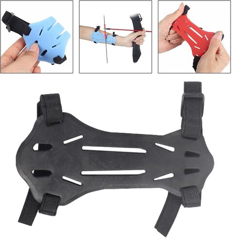 Arm Guard Arm Cover Ambidextrous with Quick Release Buckles Accessories Forearm Wrist for Practice Adults, Black in Kuwait