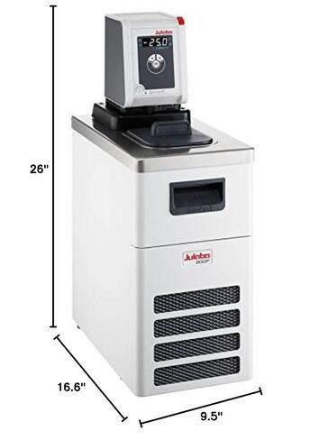 Julabo 9012703.02 CORIO موديل CD-300F دائرة تبريد/تدفئة، 300 وات، 115 فولت، طول 42 سم، ارتفاع 66 سم، عرض 24 سم، 20-150 درجة مئوية، 4 لتر in Kuwait
