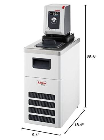 Julabo 9012701.02 CORIO موديل CD-200F دائرة تبريد/تدفئة، 220 وات، 115 فولت، ارتفاع 65 سم، عرض 23 سم، طول 39 سم، 20-150 درجة مئوية، 4 لتر in Kuwait