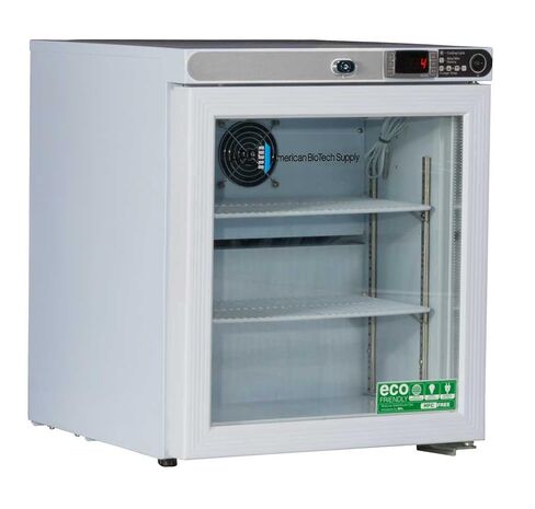 PH-ABT-HC-UCFS-0104G-LH Premier Pharmacy/Vaccine Undercounter Refrigerator, Freestanding, Left Hinged, Glass Door, 1 cu. ft. Capacity, White in Kuwait