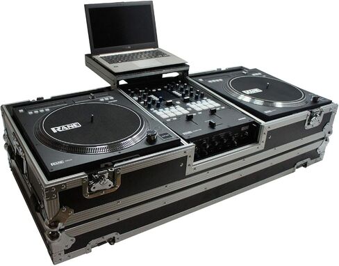 Harmony Audio HC2T1272WLT DJ Battle Coffin متوافق مع (2) أقراص Rane 12 الدوارة وخلاط Rane 72 - الجراب فقط in Saudi Arabia