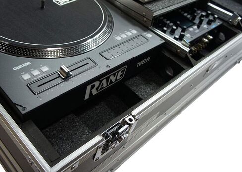 Harmony Audio HC2T1272WLT DJ Battle Coffin متوافق مع (2) أقراص Rane 12 الدوارة وخلاط Rane 72 - الجراب فقط in Saudi Arabia