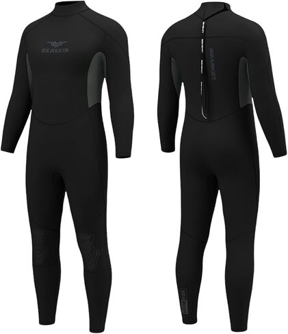 Seaskin Full Wetsuits for Men 3mm Back Zip Diving Suits in Kuwait