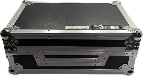 Harmony Cases HCDDJFLX4LT DJ Controller Case Compatible with DDJ-FLX4 with Smooth Glide Laptop Tray, Rolling Wheels, Adjustable Foam Padding, and Chrome Hardware for Superior Durability in Saudi Arabia
