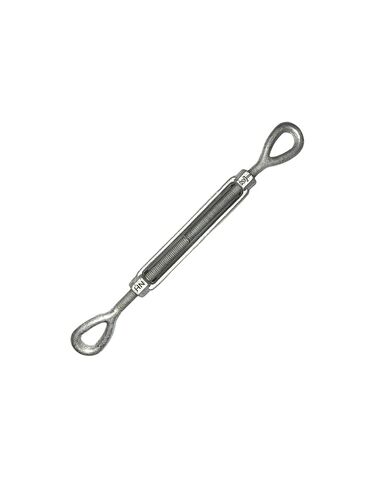 HomelyNest Eye Bolts شداد وصلة ربط المقطورة شديد التحمل، حد حمل العمل 2200 رطل، فولاذ مجلفن مقاوم للطقس، شدادات للعين والعين لأسلاك الكابلات، فولاذ كربوني (3/8 * 6) in Saudi Arabia