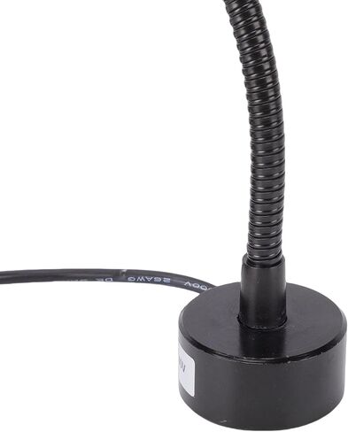 Magnetic Work Light, 3W LED Machine Light, 1000LM 6000K IP65 LED Work Lamp with Flexible Gooseneck & Magnetic Base, Ideal for Lathe, Sewing Machine & Industrial Lighting (US Plug) in Kuwait