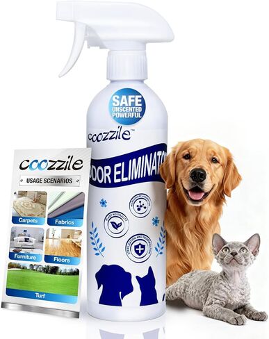 Pet Overor Eliminator 16.9oz رذاذ ، مناسبة لجميع الكلاب والقطط عديمة الرائحة عديمة الرائحة خالية ، فعالة للغاية للرائحة القوية ، المكونات الآمنة جرو. in Kuwait