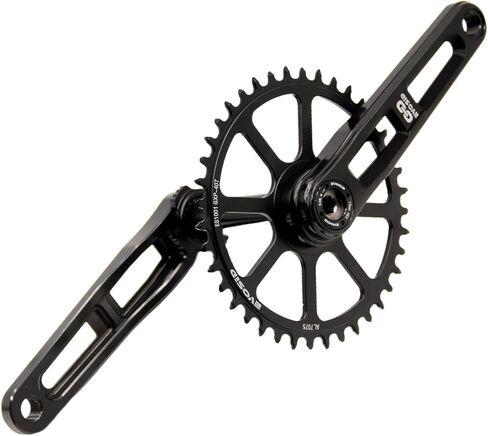 Ultralight Road Bike Crankset 160/165/170mm, Hollow Tech Bicycle Crank Arm Set with Bottom Bracket, 3-Bolt Direct Mount Crank Compatible with GXP,Road,Gravel,Folding Bicycle in Kuwait