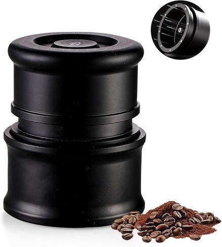 Bincoo 58MM Espresso Stirrer Distribution Tool,Rotate Espresso Needle Stirrer with Base,Aluminium Coffee Stirring Needle for Home Office (Black 58mm) in Kuwait