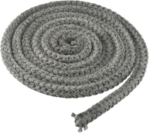 Black Fiberglass Rope Seal Wood Stove for Door Gasket, 8mm x 300cm 12mm x 2m, Pellet Stoves, Fireplaces, Chimneys in Saudi Arabia