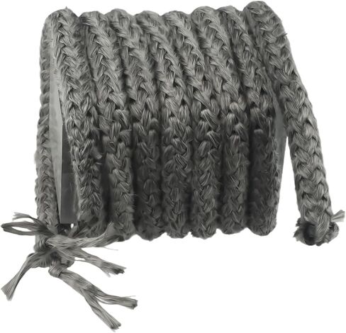 Black Fiberglass Rope Seal Wood Stove for Door Gasket, 8mm x 300cm 12mm x 2m, Pellet Stoves, Fireplaces, Chimneys in Saudi Arabia