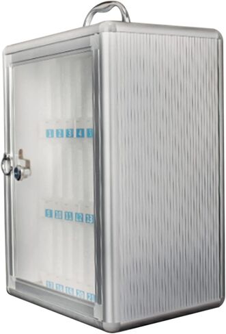 Wall-Mounted Aluminum Alloy Mobile Phone Storage Box with Safety Lock - Classroom & Office for 48 Phones Cell Phone Holder for Factories & Schools,Holds24phones in Saudi Arabia