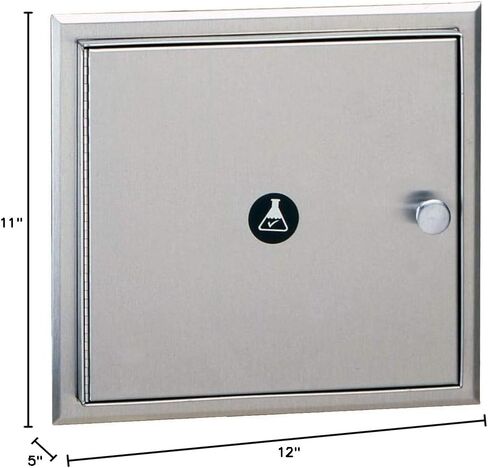 Bobrick B-505 Recessed Specimen Pass Thru Cabinet in Saudi Arabia