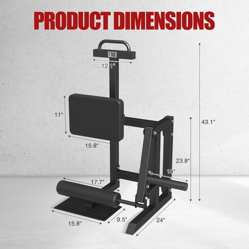 جهاز تجعيد الساق واقفًا، جهاز رفع الأثقال في صالة الألعاب الرياضية المنزلية، جهاز خاص للجزء السفلي من الجسم، معدات تمرين الساق، تقوية العضلات بتصميم قابل للطي in Kuwait