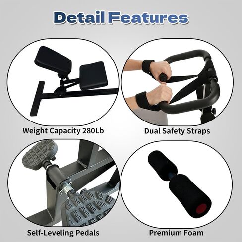 Stretch Machine, Full Body Stretching Equipment for Lumbar Stretching, Lower Back Pain Relief, Flexibility Trainer, Posture Correction in Saudi Arabia