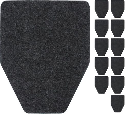 12 Pack Urinal Mats Urinal Pads Urinal Floor Mats for Men Commerical Disposable Toilet Water Absorption Non-Slip Rubber Backing Washable Urinals Mat for Bathroom Restroom Eliminating Odor (12) in Kuwait