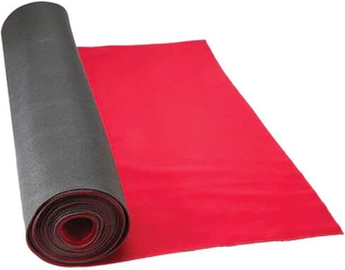 US Cargo Control Neoprene Floor Runner 27 Inch x 20 Feet, Reusable Floor Runner with Slip-Proof Surface and Non-Skid Bottom, Protects All Floor Types, Red in Kuwait