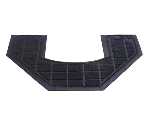 Guardian UPSAFETBLK 22" x 23" Toilet Restroom mat- Case of 6. Black in Kuwait