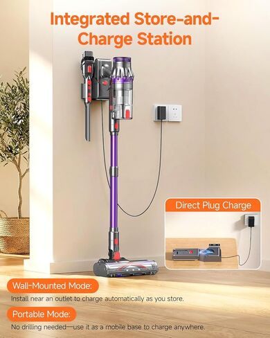 FEPPO Cordless Vacuum Cleaner, Powerful Stick Vacuum with 70Mins Runtime and Touch Screen, Self-Standing, Anti-Tangle Vacuum Cleaners for Home, Wireless Vacuum for Hardwood Floor/Carpet/Pet Hair in Kuwait