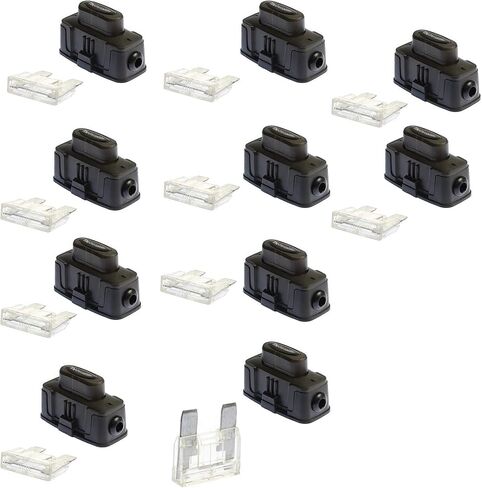 Maxi Inline Fuse Holder Fuseholder Install Bay 4 6 8 Gauge 80 Amp (1 Pack) in Kuwait