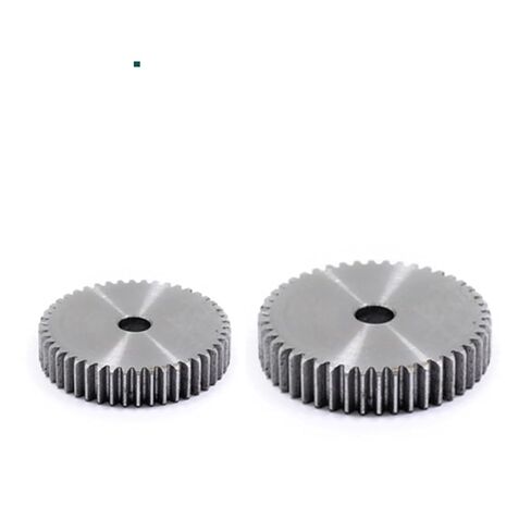1Pcs 1M 21T-40T Pinion Spur Gear 1 Mod Cylindrical Flat Gear 24 25 26 27 29 29 30 31 32 33 34 35 36-40 Teeth 45# Steel(1M 37T (Bore 6mm)) in Kuwait