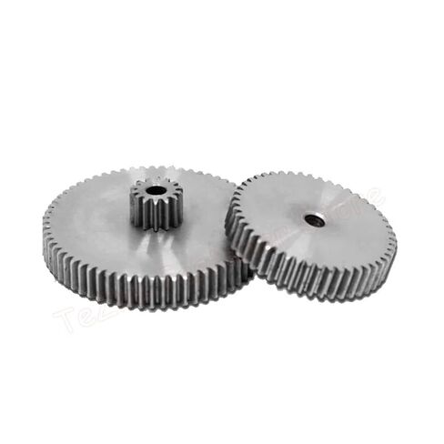 1Pcs 1M 21T-40T Pinion Spur Gear 1 Mod Cylindrical Flat Gear 24 25 26 27 29 29 30 31 32 33 34 35 36-40 Teeth 45# Steel(1M 37T (Bore 6mm)) in Saudi Arabia