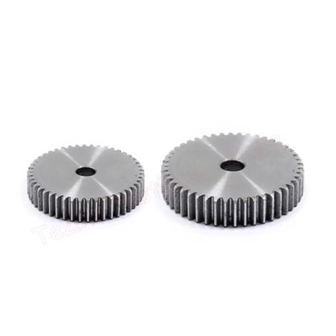 Spur Gear 1M 41 42 43 44 45 46 47 48 49 50 51 52 53 54 55 56 57 58 59 60 Teeth 45# Steel 1 Module Flat Gear 1Pcs(1M 59T (Bore 8mm)) in Kuwait
