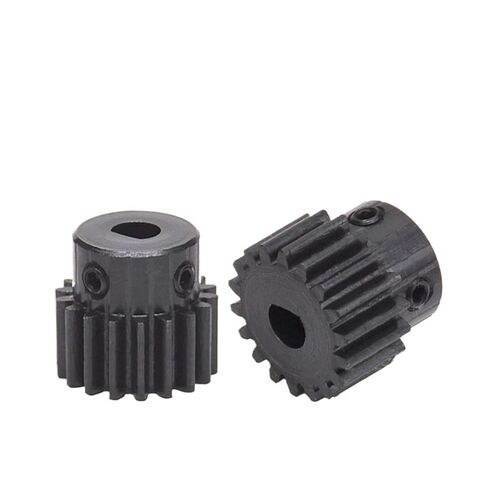1Pcs 15T-19T 1M D Hole Spur Gear with Step 1 Mod 15 16 17 18 19 Teeth 45# Steel Metal Motor Gear Bore 5x4.5/6x5/6x5.5/8x7/8x7.5mm(6x5.5mm,17 Teeth) in Saudi Arabia