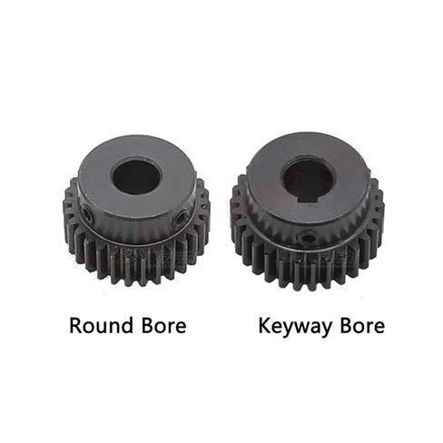 1.5M 48 Teeth Spur Gear with Step 1.5 Module 48T 45# Steel Motor Gears Bore 10/12/14/15/16/17/18/19/20/22/24/25/28/30mm 1Pcs(20mm-Keyway 6x2.8mm) in Saudi Arabia