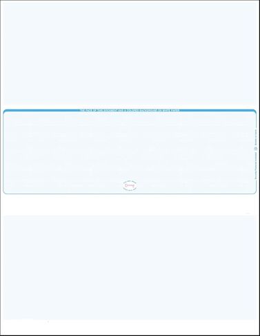 3000 Blue- Linen Laser Check Stock, (Check at Middle) Blank Laser Checks, Laser Check, Bank Checks, Business Checks, or Personal Checks in Kuwait