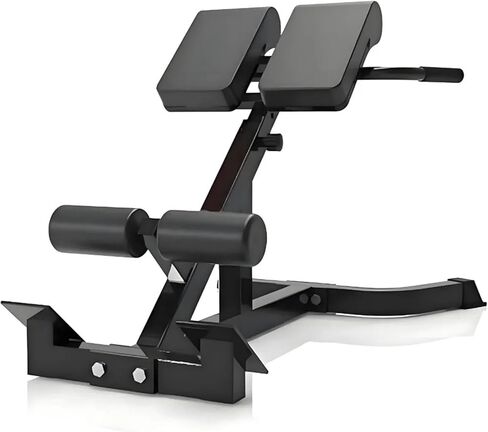 Roman Chair Hyperextension Bench Roman Chair Hyperextension Bench Adjustable Back Extension Machine for Home Gym Core Lower Workout 250lbs Weight Capacity in Kuwait