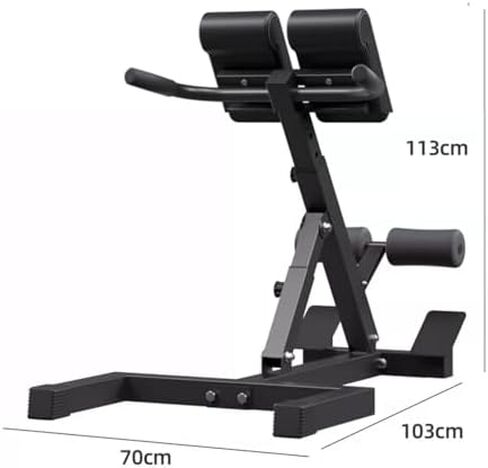 Adjustable Roman Chair for Home Gym, Strengthen Back and5 Height Options, Supports 330lbs in Saudi Arabia