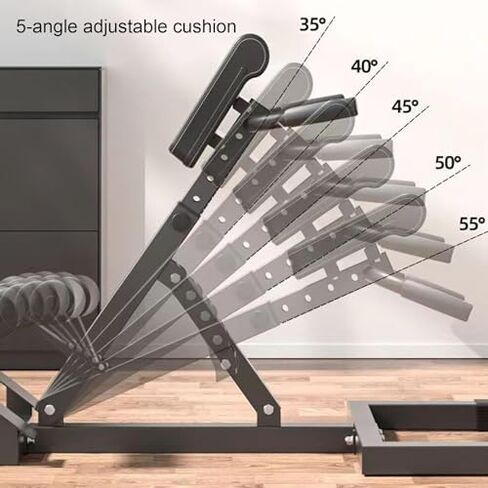 Adjustable Roman Chair for Home Gym, Strengthen Back and5 Height Options, Supports 330lbs in Saudi Arabia