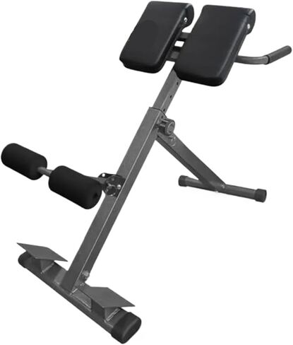 Roman Chair Hyperextension Bench Roman Chair - Adjustable Bench Foldable Exercise Back Extension Machine Equipment for Home in Kuwait