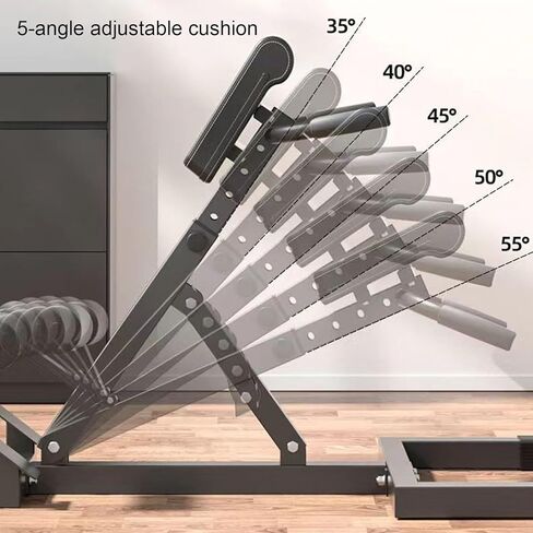 Adjustable Roman Chair for Home Gym, Back and Abs Exerciser with Multiple Height Options, Leg Strength Trainer, High Weight Capacity in Saudi Arabia