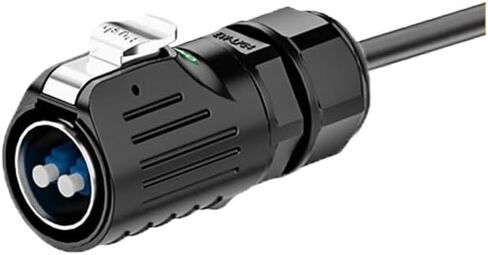 Male industrial waterproof optical fiber circular network communication cable LP24 type optical fiber aviation connector in Kuwait