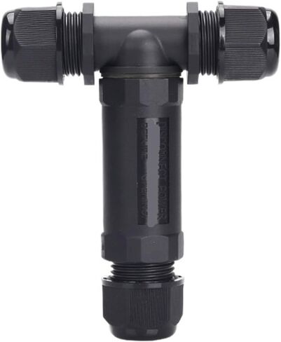 EW-M25T-C T-type three-way terminal nylon cable connector 2-5 core outdoor lighting power waterproof connector(4 core wire diameter 10 14mm) in Kuwait