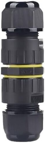 M16 straight-through terminal wire waterproof connector outdoor lighting accessories 3-core cable connector(EW M16 3P wire diameter 3.5-7mm) in Kuwait