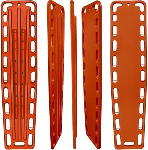 Folding Stretcher,Portable Swimming Pool Life-Saving Board, Emergency Rescue Spine Boards One-Piece Molding with 3 Seat Belt, Water Floating Stretcher First Responder Backboard in Saudi Arabia