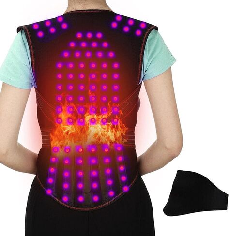 Kikumi 2pcs 108 Magnetic Heating Belt Comfortable Warm Hot Compress Shoulder Protection Neck Protection Vest in Saudi Arabia