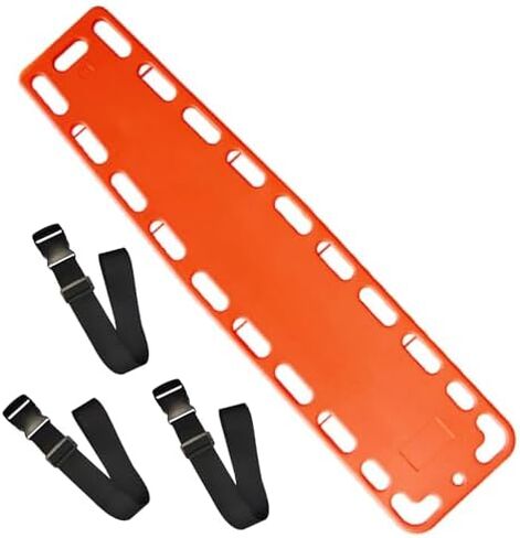 Lightweight Spine Board Stretcher - Portable EMT Backboard for Patient Transport & Immobilization - Durable PE Plastic Rescue Equipment for Emergency Medical Use in Saudi Arabia