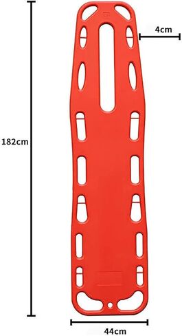 Spine Board Stretcher Backboard for Patient - Portable Patient Transport Rescue Lightweight PE Plastics Ambulance Stretcher with Fixed Strap, for Hospital, Clinic, Home, Ambulance in Saudi Arabia