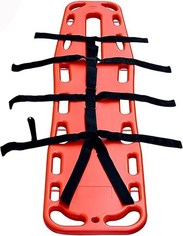 Spine Board Stretcher Backboard for Patient - Portable Patient Transport Rescue Lightweight PE Plastics Ambulance Stretcher with Fixed Strap, for Hospital, Clinic, Home, Ambulance in Saudi Arabia