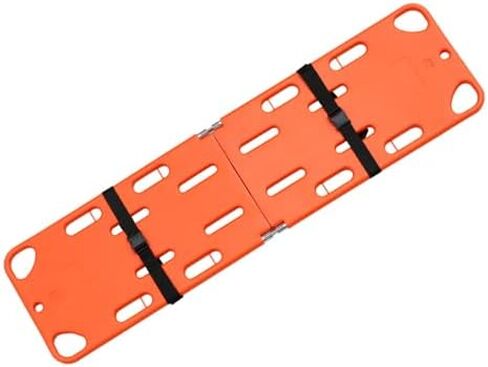 Emergency Foldable Spine Board Stretcher for Patient Immobilization & Transport - Lightweight, Durable Rescue Equipment for Ambulance & First Aid Use in Saudi Arabia