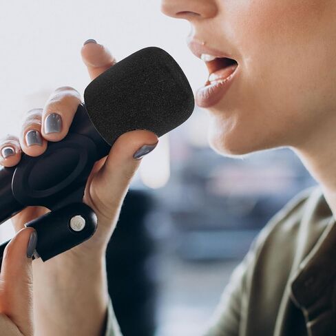 4 Pack Microphones Cover Soft Foam Mic Covers Microphone Foam Covers Microphone Windscreen Protection for Most Standard Handheld Microphones in Kuwait