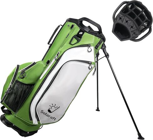 Golf Stand Bag, 15-Way Full-Length Dividers, Lightweight with Stable Carbon Fiber Legs, Waterproof Golf Bag for Men Women, Golf Course & Travel Use in Saudi Arabia