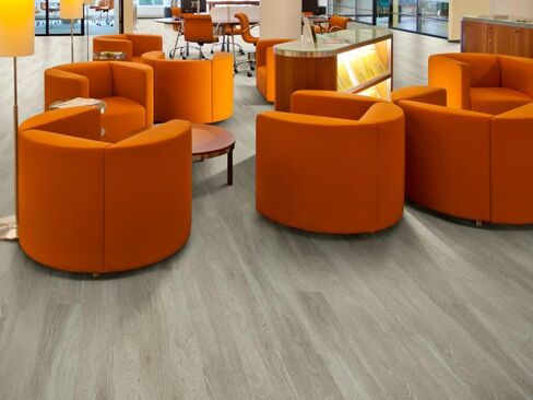 Shaw 5524V in The Grain II 12 6" x 48" Vinyl Flooring with 0.30mm Wear Layer - Sold by Carton (41.72 SF/Carton) - English Gray in Saudi Arabia